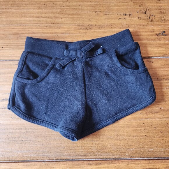 Garanimals 2 Toddler Girls Black & Gray Shorts With Elastic Waist Size 18 Months - Picture 6 of 8